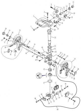 BRACKET I для Парсун T36(T40J)